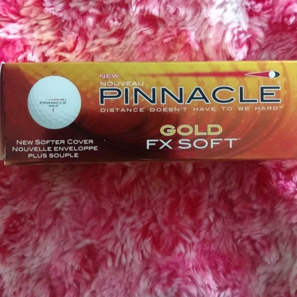 Pinnacle 1 Gold FX soft golf balls 3per pack - Picture 4 of 4